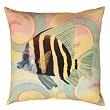 Tropical Fish Indoor/Outdoor Weather Resistant Fabric Pillows (Set of two 20 inch)