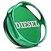 Magnetic Diesel Fuel Cap Accessory compatible with Dodge RAM TRUCK 1500 2500 3500 (2013-2019) with 6.7 CUMMINS EcoDiesel, New Easy Grip Design, Includes 2 O-Rings
