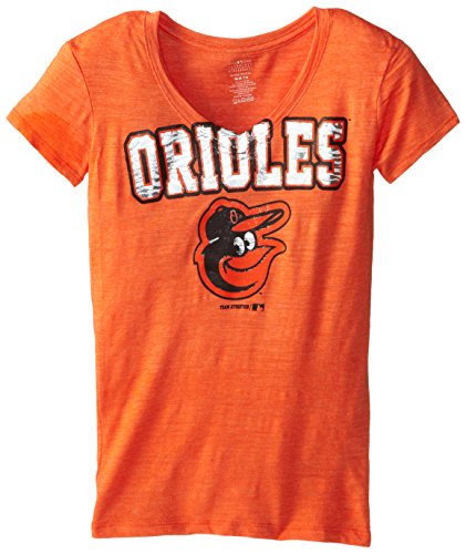 MLB Chicago White Sox Girls Victory V-Neck Burnout Tee