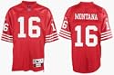 Joe Montana 1990 San Francisco 49ers #16 Throwback Reebok NFL Youth Football Jersey (Red)