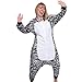 Silver Lilly Unisex Adult Pajamas - Plush Cosplay One Piece Animal Costume