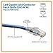 Tripp Lite Cat6 Gigabit Solid Conductor Snagless Patch Cable (RJ45 M/M ) - Blue, 50-ft.(N202-050-BL)