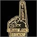 Cleveland Browns Hats : Cleveland Browns #1 Fan Pin