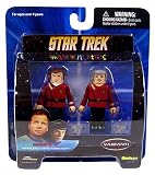 Star Trek Diamond Select Toys Series 4 Minimates Admiral Kirk and Dress Uniform Scotty (Variant)