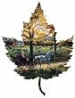 Maple Lane Drive Shaped Jigsaw Puzzle by Persis Clayton Weirs 1000pc
