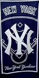 New York Yankees White Border Baseball - Fiber Reactive Pool/Beach/Bath Towel