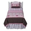 Circo Flower Quilt Sets - Pink/ Brown
