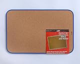 Dooley Vinyl Framed Cork Board, 11 x 17 Inch, 1 Board (1117COV)