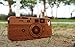 [100% RAW WOOD] 100% Natural Sapele Wood - Phone/Mobile Case for iPhone 5 (M9 Camera) + Free Protector