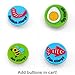 Kids Rubber Medical Bracelet for Allergy Buttons 5 Inch