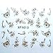 ZGY Fashion Elegant Daisy Flower Nail Water Decals Art Transfer Stickers Nail DIY Decoration