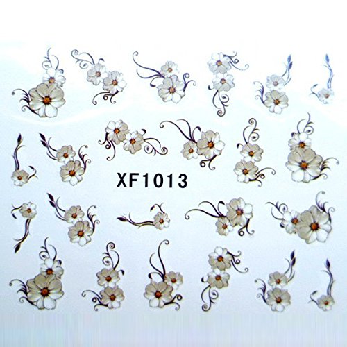 ZGY Fashion Elegant Daisy Flower Nail Water Decals Art Transfer Stickers Nail DIY Decoration