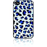 Platinum Blue Leopard Print Case for Apple iPhone 4, 4S (AT&T, Verizon, Sprint)