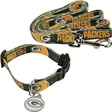 Green Bay Packers Dog Collar & Leash Set