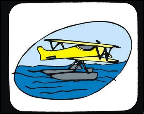 Mouse Pad with aircraft, seaplane, glider, Washington D.C., airplane, classic, vintage, plane, antique