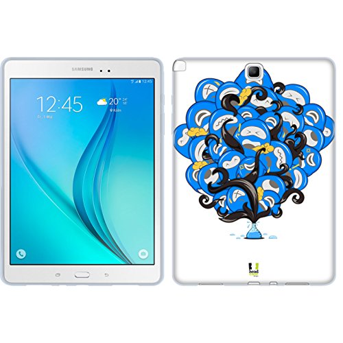 Head Case Designs Monster Doodle Explosion Soft Gel Back Case Cover for Samsung Galaxy Tab A 9.7