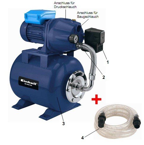 Einhell 4173131 Hauswasserwerk BG-WW 636 Set