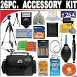 26 PC ULTIMATE SUPER SAVINGS DELUXE DB ROTH ACCESSORY KIT For The Casio Exilim EX-FH25 Digital