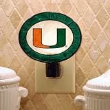 Miami Hurricanes Memory Company Art Glass Night Light NCAA College Athletics Fan Shop Sports Team Merchandise