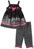 Bonnie Jean Girls 2-6X Woven Capri Set