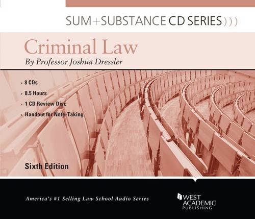 sum and substance audio on criminal law