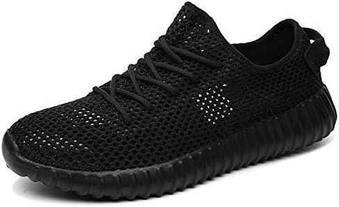 Unsex Casual Water Slip On Shoes Classic Lace Up Lightweight Fashion Sneakers All Black