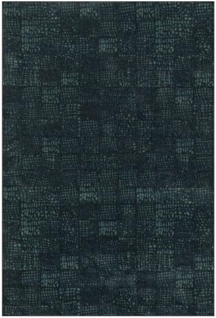 Loloi Rugs VISTVT-04BLBB5277 Vista Collection Transitional Area Rug, 5-Feet 2-Inch by 7-Feet 7-Inch, Black/Blue