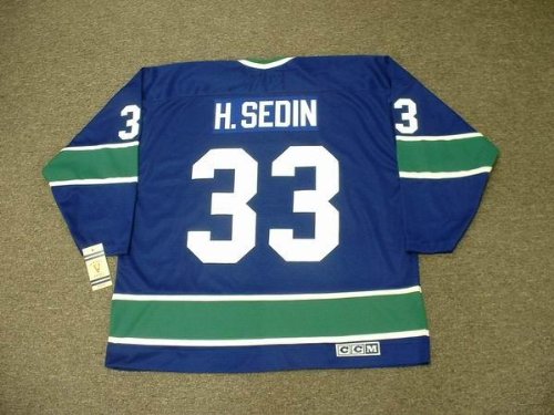 Buy HENRIK SEDIN Vancouver Canucks 1970's CCM Vintage Throwback Home NHL Hockey Jersey