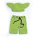 CX-Queen Newborn Infant Baby Photography Prop Crochet Star WarsYoda Hat Pants