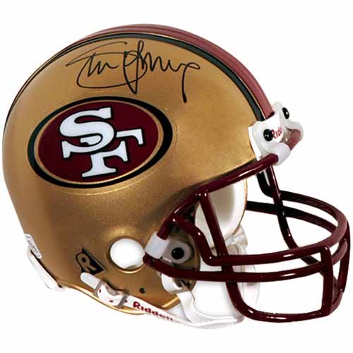 Mounted Memories San Francisco 49ers Steve Young Signed Mini Helmet