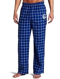 NBA Men's Golden State Warriors One Color Logo Flannel Pant (Collegiate Royal Plaid, Large)