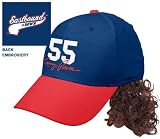 Eastbound & Down Kenny Powers 55 Baselball Cap Hat With Mullet Wig