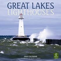 Great Lakes Lighthouses 2010 Square Wall (Multilingual Edition)