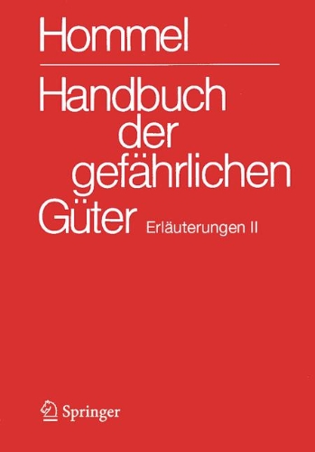 Handbuch der gefährlichen Güter. Gesamtwerk 3642166555 pdf
