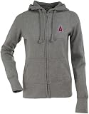 Los Angeles Angels Womens Zip Front Hoody Sweatshirt (Grey)