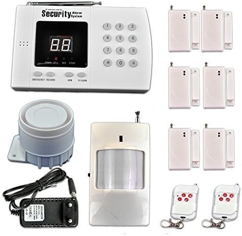 Konxe Wireless Home Security Systems 99 Wireless Defense Zone SMS with Touch Screen Keypad Burglar Alarms