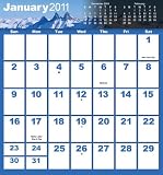 Large Printe 2011 Pocket Planner