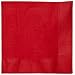 Boardwalk 42027 10" Length x 10" Width, Real Red Color, 2-Ply Cocktail Napkin (Case of 250)