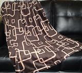 Chocolate Brown Super Soft Large Microfiber Throw Blanket 42x76 Chocolate Brown Super Soft Large Microfiber Throw Blanket 42x76