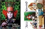 《alice in woderland/アリス・イン・ワンダーランド-Aマッドハッター》下敷き☆ディズニー映画文房具通販☆