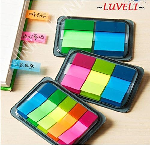 LUVELI 3 Set Sticky Bookmarks / Notes with Dispensers