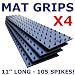 Mat Rug Grip Strips X4 11 Long 105 Spikes Non Slip Carpet Grippers From Gomailorder Fast Delivery 