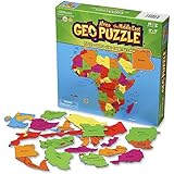 GeoPuzzle Africa and the Middle East - Educational Geography Jigsaw Puzzle (65 pcs) - by Geotoys