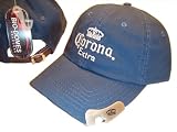 NAVY BLUE CORONA BEER CAP CAPS CERVEZA BOTTLE OPENER