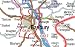 Postcode District Maps South and Central Scotland (Glasgow, Edinburgh and Newcastle Upon Tyne)