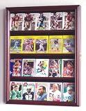 Sport / Collectible Card Display Case Cabinet Holder w/ Glass Door