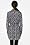 L!VE Long Sleeve Button Down Library Printed Dress