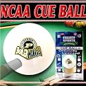 Purdue Boilermakers NCAA Logo Billiards Pool Cue Ball w/ Wood Display Stand