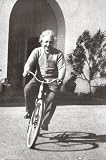 Albert Einstein Bike On Campus 24x36 Poster Print, 24x36 Photography Poster Print, 24x36