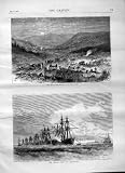 1870 BATTLEFIELD WOERTH FRENCH SHIPS HELIGOLAND WAR